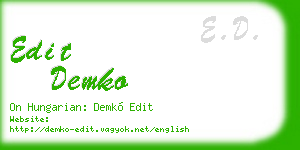 edit demko business card