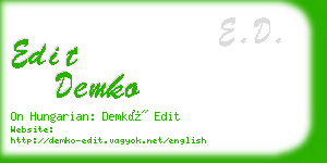 edit demko business card